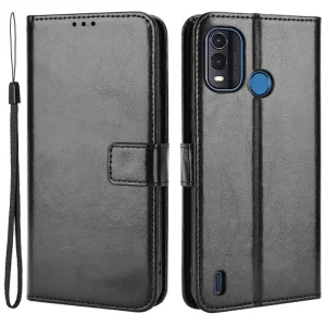 Калъф Тефтер Crazy Horse за Nokia G11 Plus, Черен