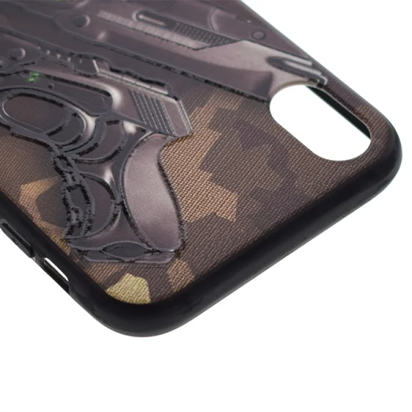 Plastic back cover Boter for iPhone XR (6.1), Guns 3