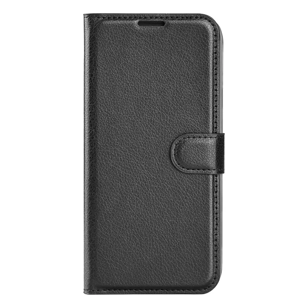 Калъф тефтер Litchi Texture за TCL 30E/TCL 30 SE/TCL 306/TCL 305, Черен 2