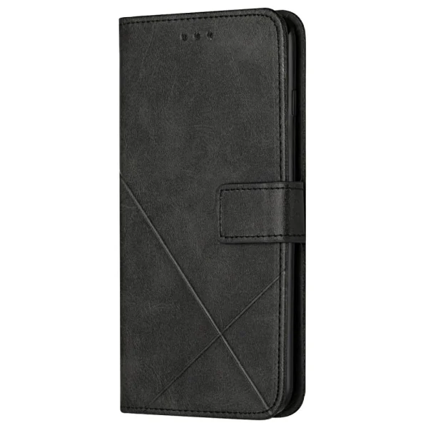 Wallet Case Lines for Samsung Galaxy A53 5G, black 2