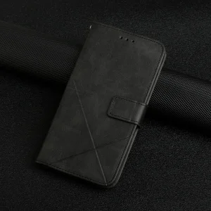 Wallet Case Lines for Samsung Galaxy A53 5G, black 6