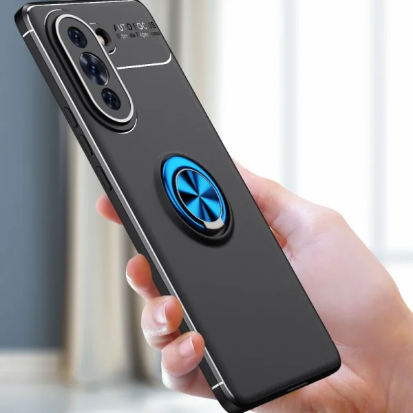 Silicone case Ring Magnetic for Huawei Nova 10 Pro, Black 3
