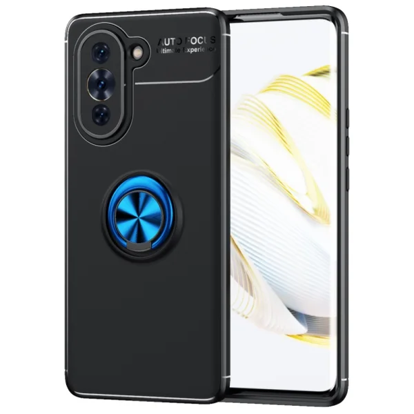 Silicone case Ring Magnetic for Huawei Nova 10 Pro, Black 1