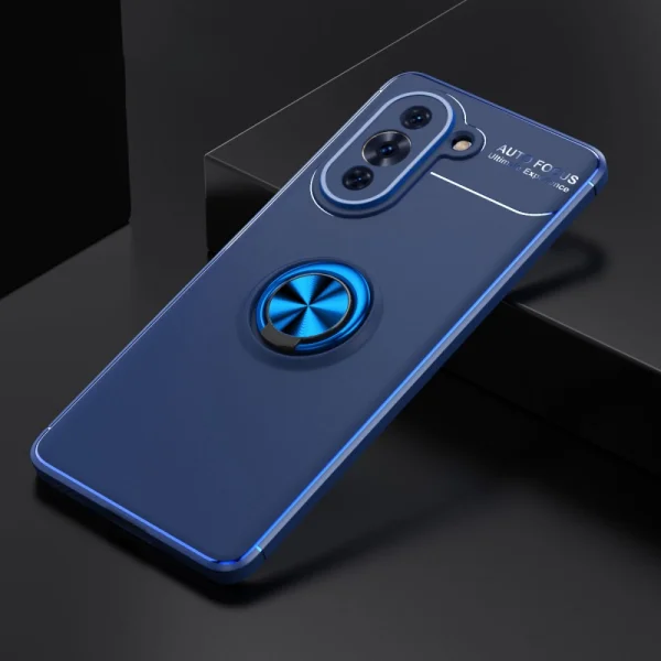 Silicone Case Ring Magnetic for Huawei Nova 10 Pro 4G, Blue 2