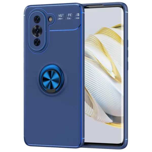 Silicone Case Ring Magnetic for Huawei Nova 10 Pro 4G, Blue 1