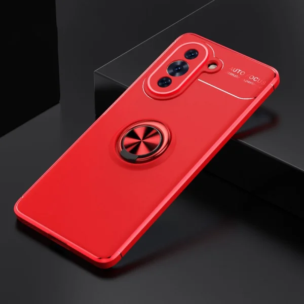 Силиконов калъф Ring Magnetic за Huawei Nova 10 Pro 4G, Червен 2