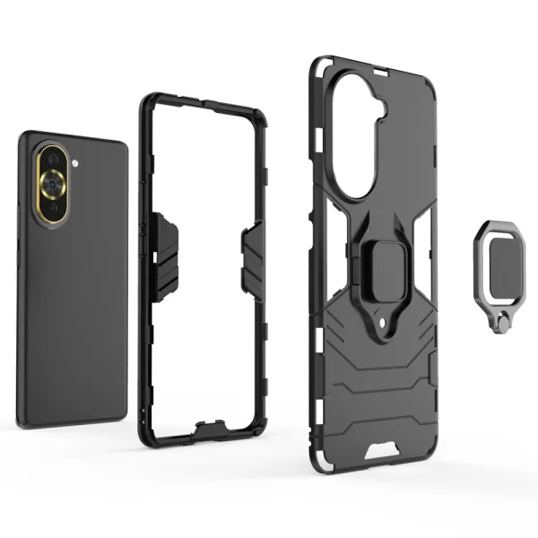 Удароустойчив Калъф Hybrid Cover за Huawei nova 10 Pro 4G, черен 3