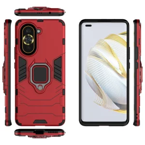 Удароустойчив Калъф Hybrid Cover за Huawei nova 10 Pro 4G, червен 4