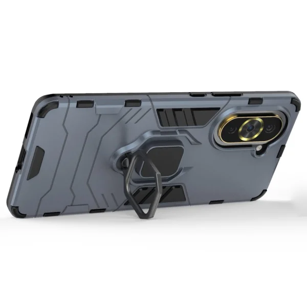 Удароустойчив Калъф Hybrid Cover за Huawei nova 10 Pro 4G, Ring Holder, Син 2