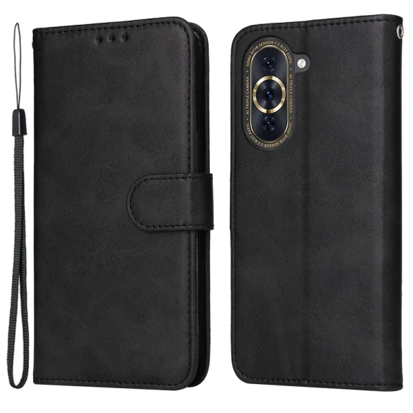 Wallet Case Crazy Horse for Huawei Nova 10 Pro 4G, Black 1