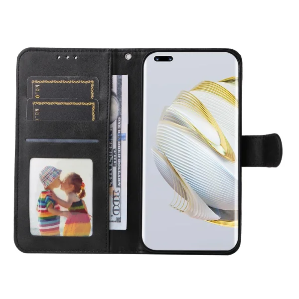 Wallet Case Crazy Horse for Huawei Nova 10 Pro 4G, Black 2