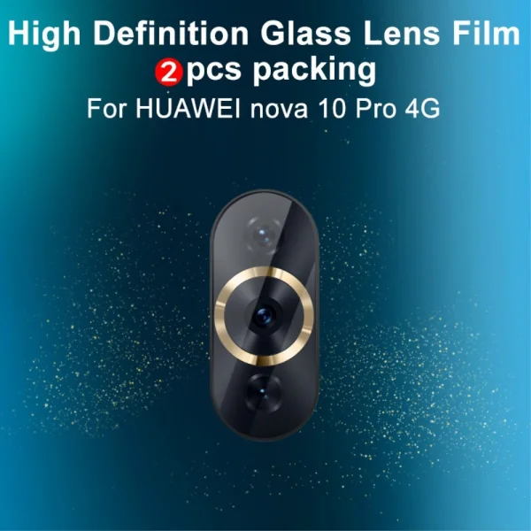 Glass Camera Protector for Huawei Nova 10 Pro 4G, 2pcs 2