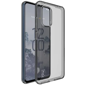 Силиконов калъф IMAK UX-5 за Nokia X30 5G, Черен-Прозрачен
