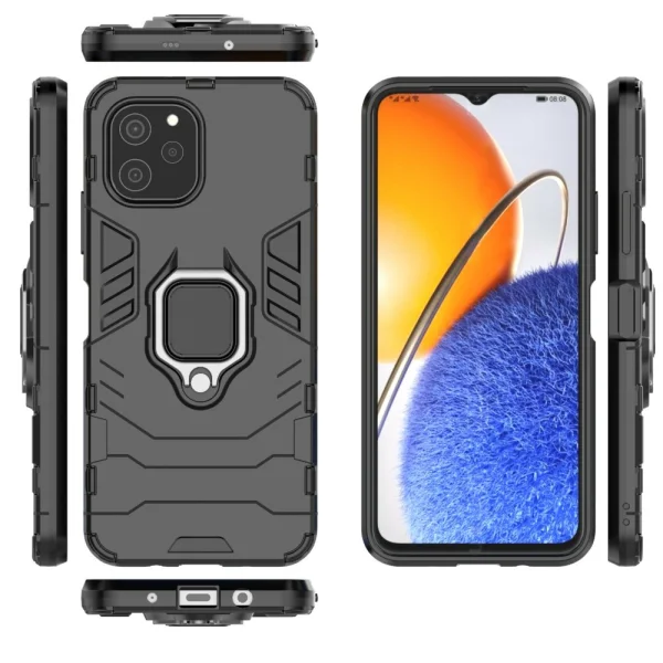 Удароустойчив Калъф Hybrid Cover за Huawei nova Y61 4G, Черен 4
