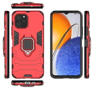 Shockproof Kickstand Case for Huawei nova Y61 4G, Red 5