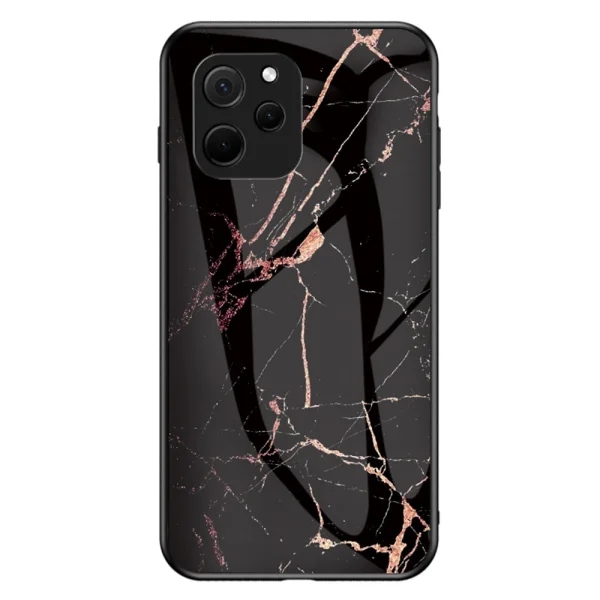 Калъф Glass за Huawei nova Y61 4G, Черен мрамор 1