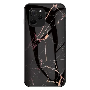 Калъф Glass за Huawei nova Y61 4G, Черен мрамор