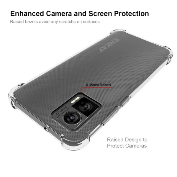 Силиконов калъф ENKAY HAT PRINCE за Motorola Edge 30 Neo 5G, Прозрачен 3