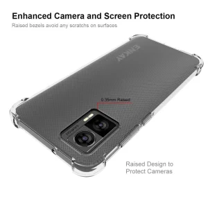 Силиконов калъф ENKAY HAT PRINCE за Motorola Edge 30 Neo 5G, Прозрачен 3