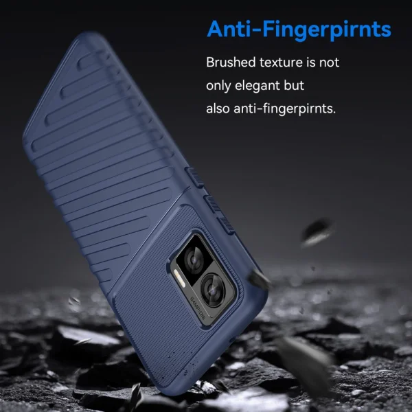 Силиконов калъф Thunder за Motorola Edge 30 Neo 5G, Син 3