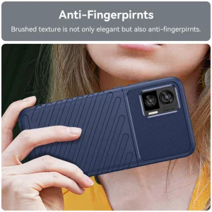 Силиконов калъф Thunder за Motorola Edge 30 Neo 5G, Син 4