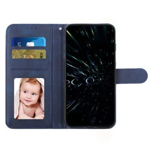 Калъф Тефтер Stitching за Motorola Edge 30 Neo 5G, Син 3