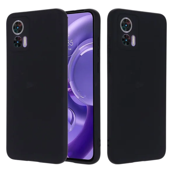 Силиконов калъф Anti-Scratch за Motorola Edge 30 Neo 5G / Edge 30 Lite, Черен 4