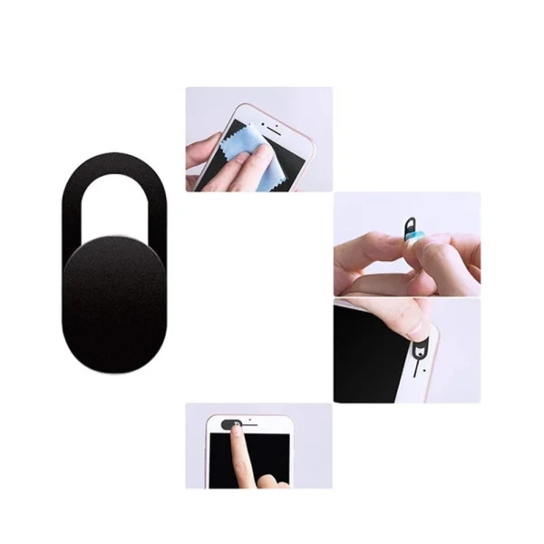 Webcam Cover for Laptop or Phone Camera Slider, 1 pc, Black 4
