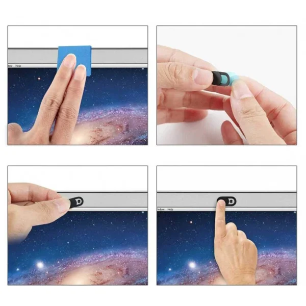 Webcam Cover for Laptop or Phone Camera Slider, 1 pc, Black 2