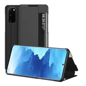 Калъф Тефтер View Window за Samsung Galaxy S20 4G/S20 5G, Черен