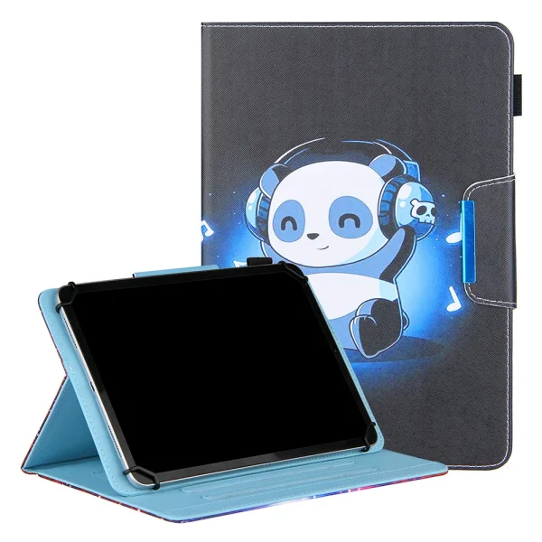 Калъф Тефтер Leather за Tablet 10-inch, Панда 1