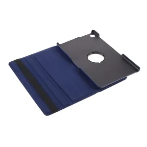 Litchi Texture Folio Case for Lenovo Tab M10 TB-X306X, Dark Blue 3