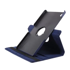 Litchi Texture Folio Case for Lenovo Tab M10 TB-X306X, Dark Blue 4
