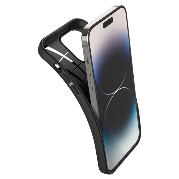Spigen Core Armor Case for iPhone 14 Pro Max, Matte, ACS04634, 8809811861884, Black 5
