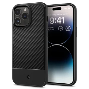 Калъф Spigen Core Armor за iPhone 14 Pro Max, Матов, ACS04634, 8809811861884, Черен