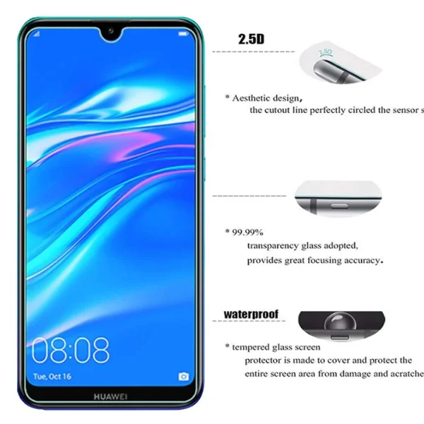 Стъклен Протектор за Huawei Y7 2019 3