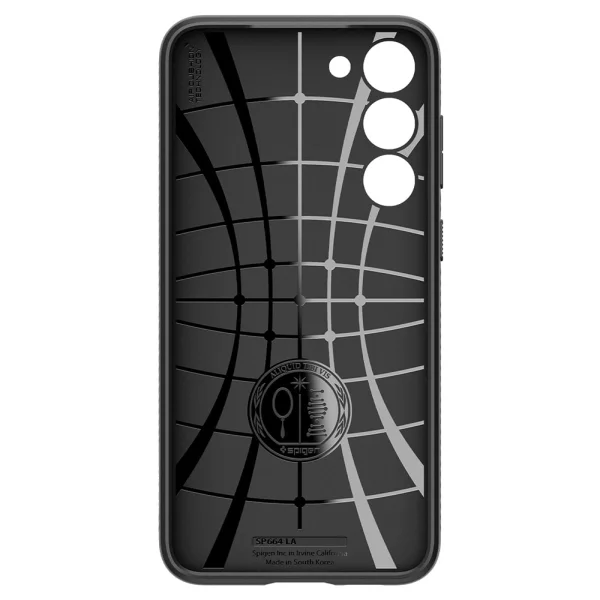Shockproof Case Spigen Liquid Air for Samsung Galaxy S23 Plus, ACS05666, Matte, Black 5