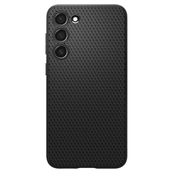 Shockproof Case Spigen Liquid Air for Samsung Galaxy S23 Plus, ACS05666, Matte, Black 2