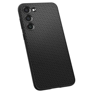 Shockproof Case Spigen Liquid Air for Samsung Galaxy S23 Plus, ACS05666, Matte, Black 4