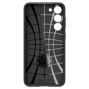 Shockproof Case Spigen Liquid Air for Samsung Galaxy S23 Plus, ACS05666, Matte, Black 5