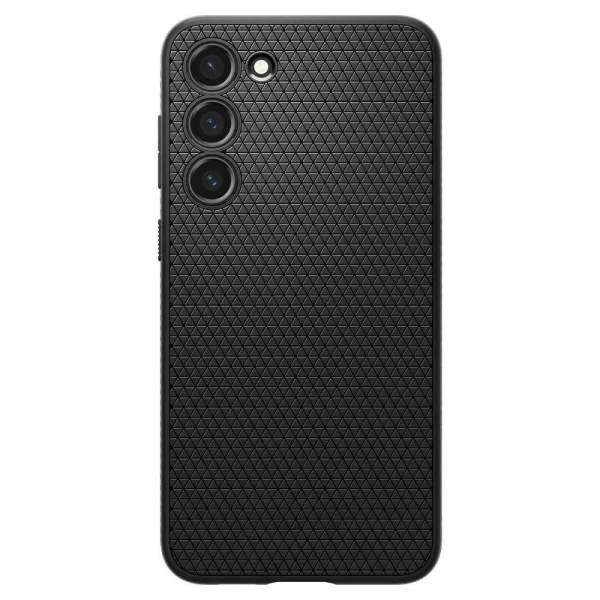 Shockproof Case Spigen Liquid Air for Samsung Galaxy S23, ACS05712, Matte, Black 4