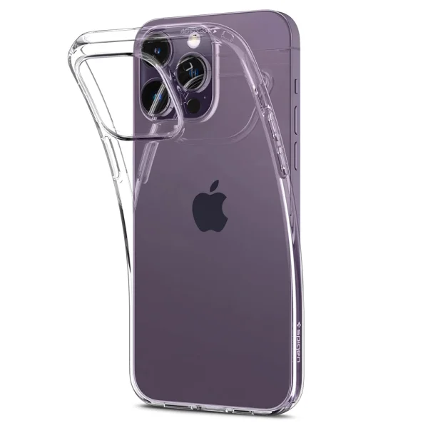 Spigen Liquid Crystal Silicone Case for iPhone 14 Pro Max, ACS04809, 8809811863406, Transparent 3