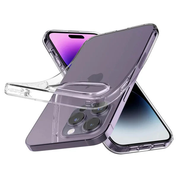 Spigen Liquid Crystal Silicone Case for iPhone 14 Pro Max, ACS04809, 8809811863406, Transparent 2