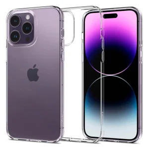 Силиконов калъф Spigen Liquid Crystal за iPhone 14 Pro Max, ACS04809, 8809811863406, Прозрачен