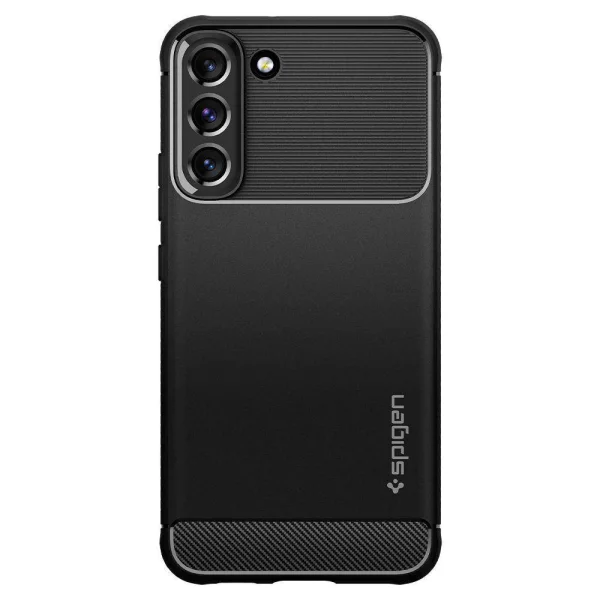Калъф Spigen Rugger Armor за Samsung Galaxy S22, Матов, ACS03986, 8809811856033, Черен 2
