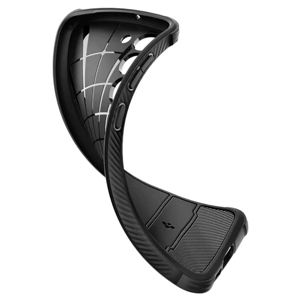 Калъф Spigen Rugger Armor за Samsung Galaxy S23, Матов, ACS05711, 8809896741088, Черен 2