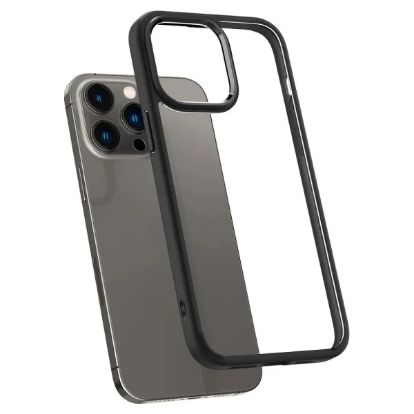 Shockproof case Spigen Ultra Hybrid for iPhone 14 Pro Max, ACS04817, Matte, Black 2