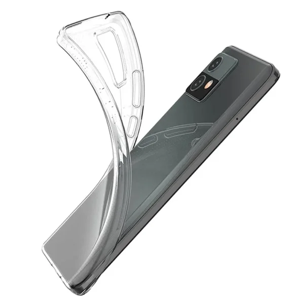 Силиконов калъф за Motorola Moto G72, 0.5mm, прозрачен 3