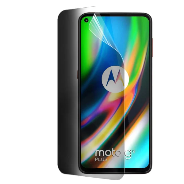 Hydrogel protector Privacy for Motorola Moto G9, front shell 2