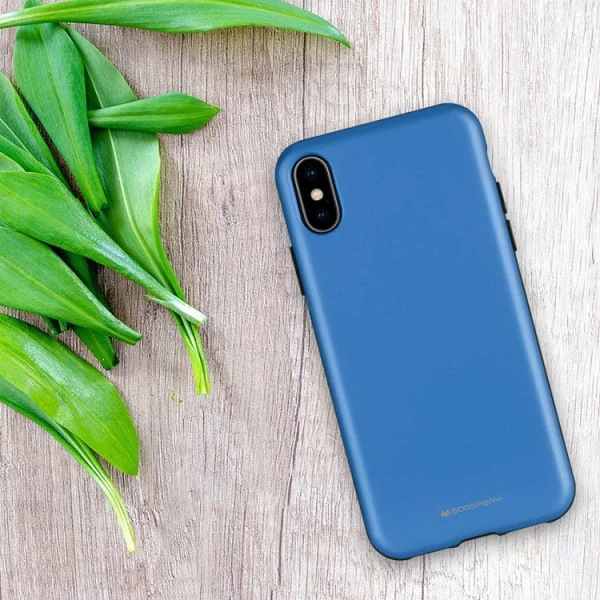 Shockproof Back Cover Mercury SKINNY for iPhone XS Max, Blue 5